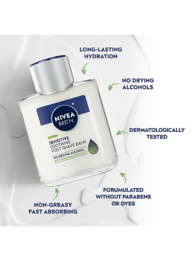 Nivea Men Sensitive After Shave Balm 100ml - Image 3